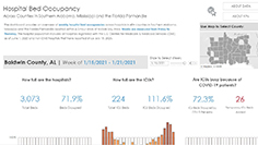 Hospital Bed Occupancy Graph