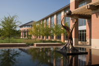 Student Rec Center Water Feature - Right View