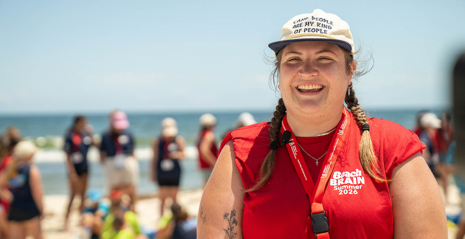 South student Sara-Connor McClellan at the beach