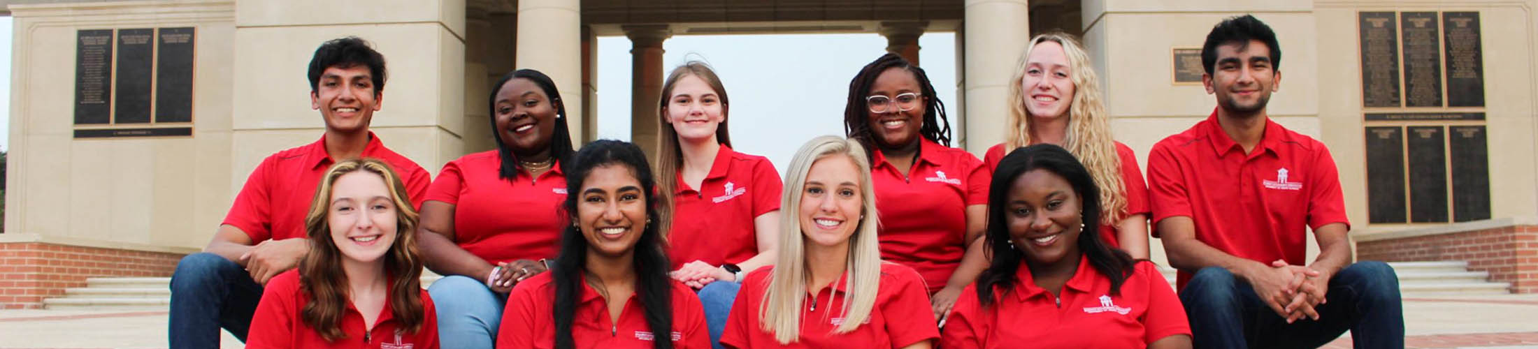 SGA Executive Board outside of Moulton tower.