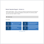 Master Calendar Program - Version 2.1