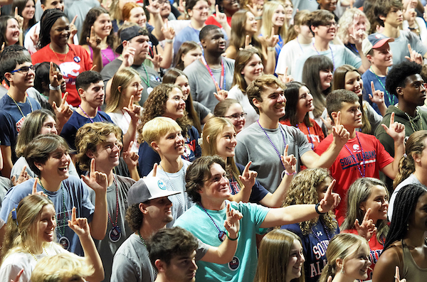 Students at Convocation